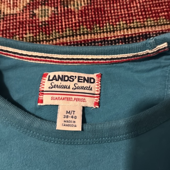 Lands' End Serious Sweats Sweatshirt - Picture 2 of 9
